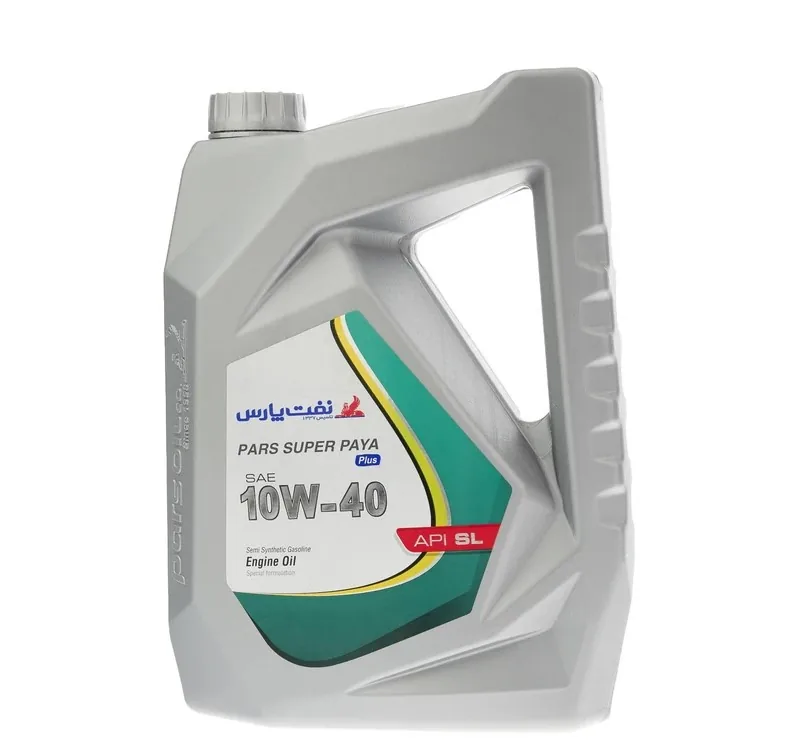 روغن موتور پارس سوپر پایا پلاس 10W40 SL حجم 4 لیتر