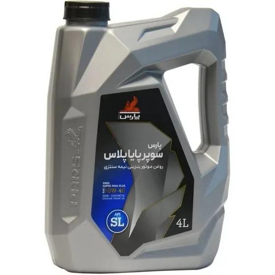 روغن موتور پارس سوپر پایا پلاس SL 10W40 حجم 4 لیتر