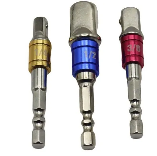 رابط بکس سر دریلی مگنتی 1/4-3/8-1/2INCH مجموعه 3 عددی