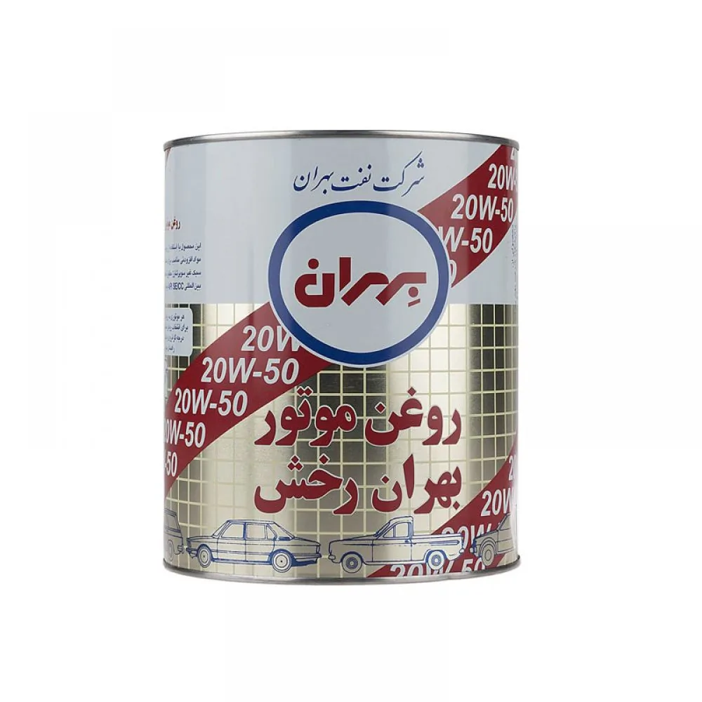 روغن موتور بهران رخش SAE 20W50 حجم 4 لیتر