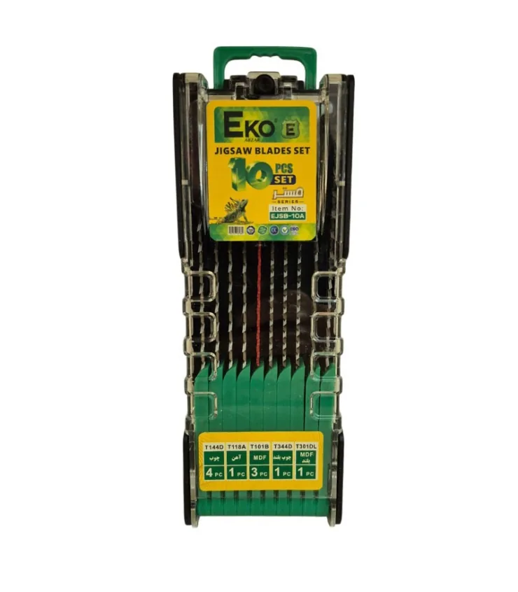 ست 10 عددی تیغه اره چکشی عمودبر اکو مدل EJSB-10A