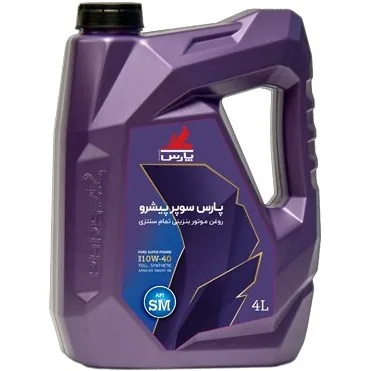 روغن موتور پارس سوپر پیشرو 10W-40 SM حجم 5 لیتری