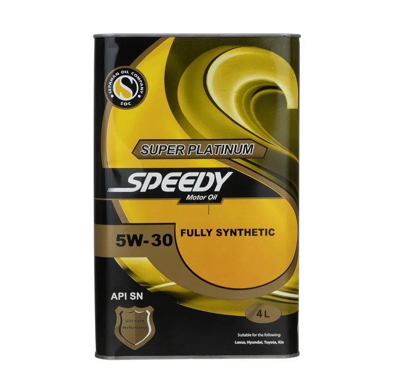 روغن موتور اسپیدی سوپر پلاتینیوم 5W-30 SN حجم 5 لیتری