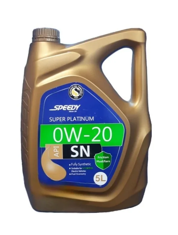 روغن موتور اسپیدی تمام سنتتیک 0W-20 SN حجم 5 لیتری