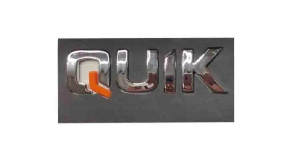 آرم نوشته کوییک QUIK شرکتی سایپا