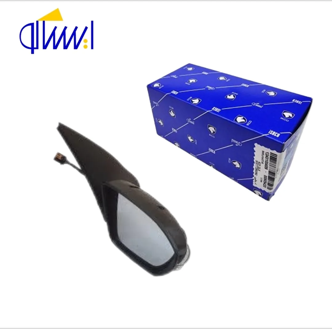 آینه بغل برقی راست تاشو دستی با چراغ راهنما گرمکن و سنسور دما رانا پلاس ایساکو