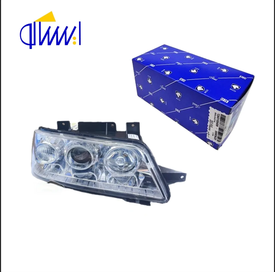 چراغ جلو راست بدون لامپ لنز پلیمری پژو 405 SLX ایساکو