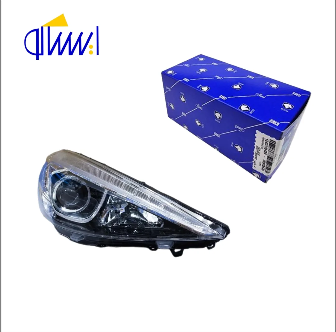 چراغ جلو راست با دیلایت طرح مدرن پژو 207 ایساکو
