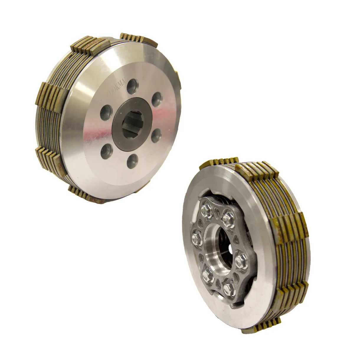 چهارشاخ کلاچ کامل آهنی با صفحه کلاچ 6 پیچ موتورسیکلت هوندا سی‌دی‌آی 125 (HONDA CDI125) کوکما