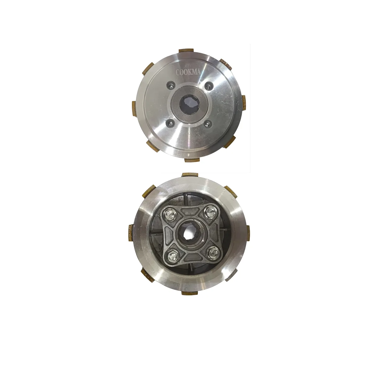 چهارشاخ کلاچ کامل موتورسیکلت طرح هوندا ویو (HONDA WAVE) صفحه هوندایی کوکما
