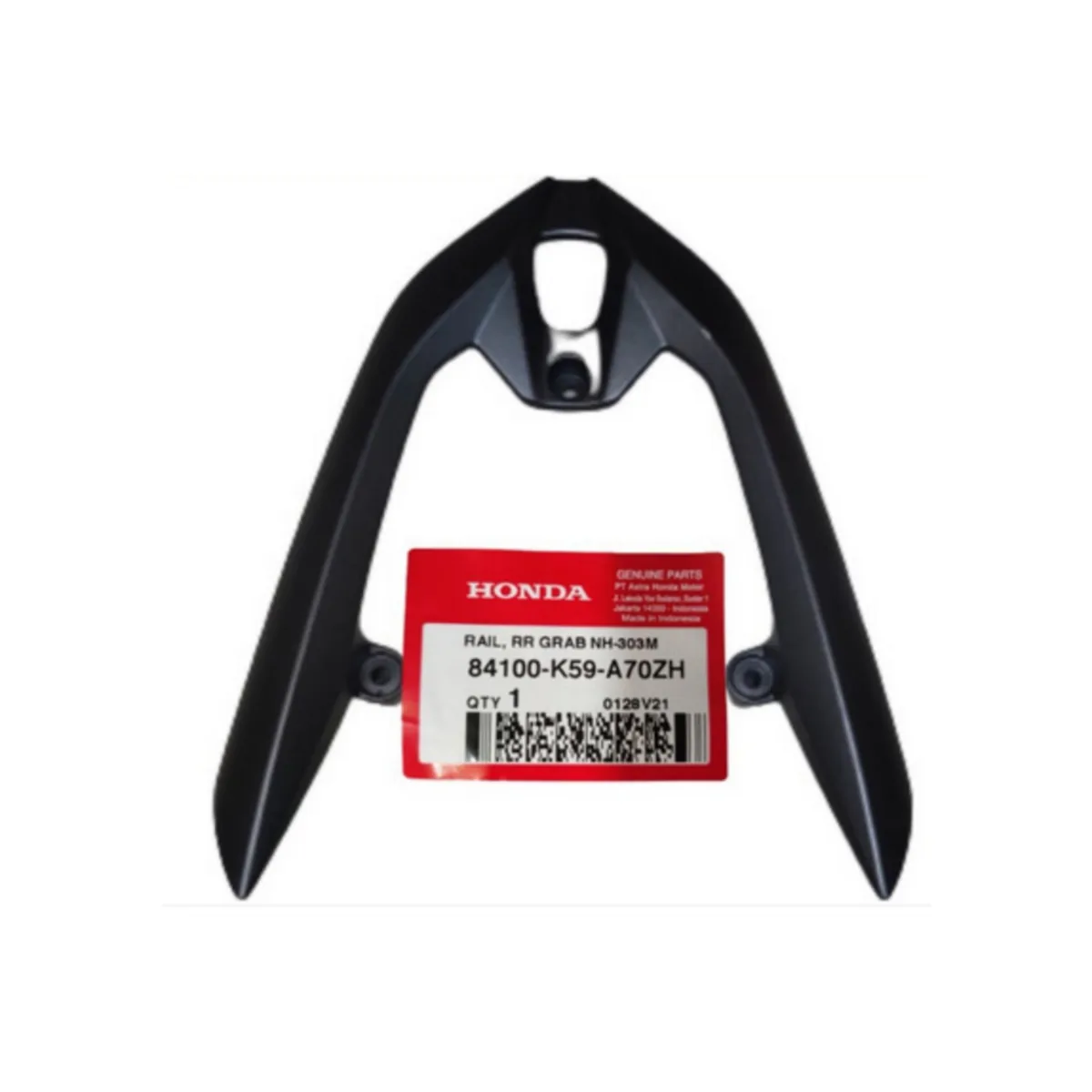 دستگیره زین مشکی موتورسیکلت هوندا کلیک (CLICK) 150 وارداتی اندونزی