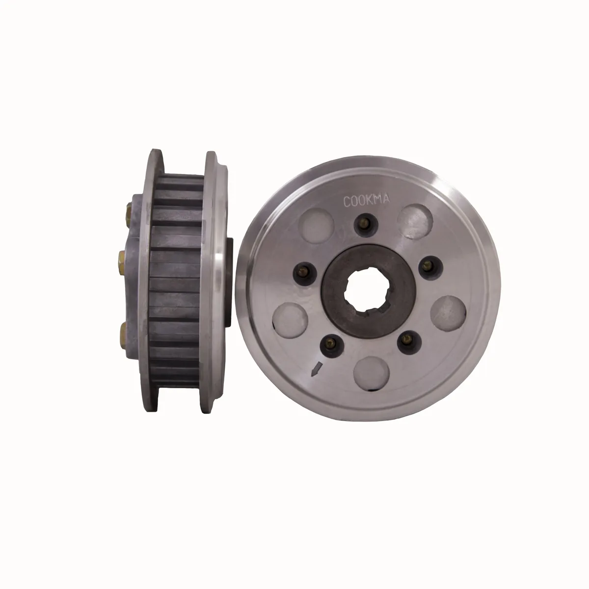 چهار شاخ کلاچ آهنی بدون صفحه کلاچ با پیچ و فنر 5 پیچ موتورسیکلت هوندا سی‌جی 125 (HONDA CG125) کوکما
