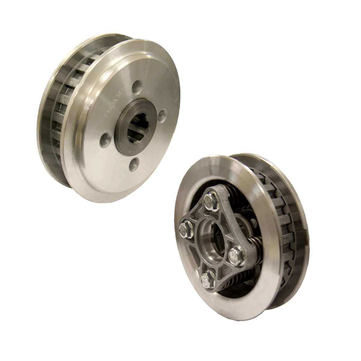 چهار شاخ کلاچ آهنی بدون صفحه کلاچ با پیچ و فنر 4 پیچ موتورسیکلت هوندا سی‌جی 125 (HONDA CG125) کوکما