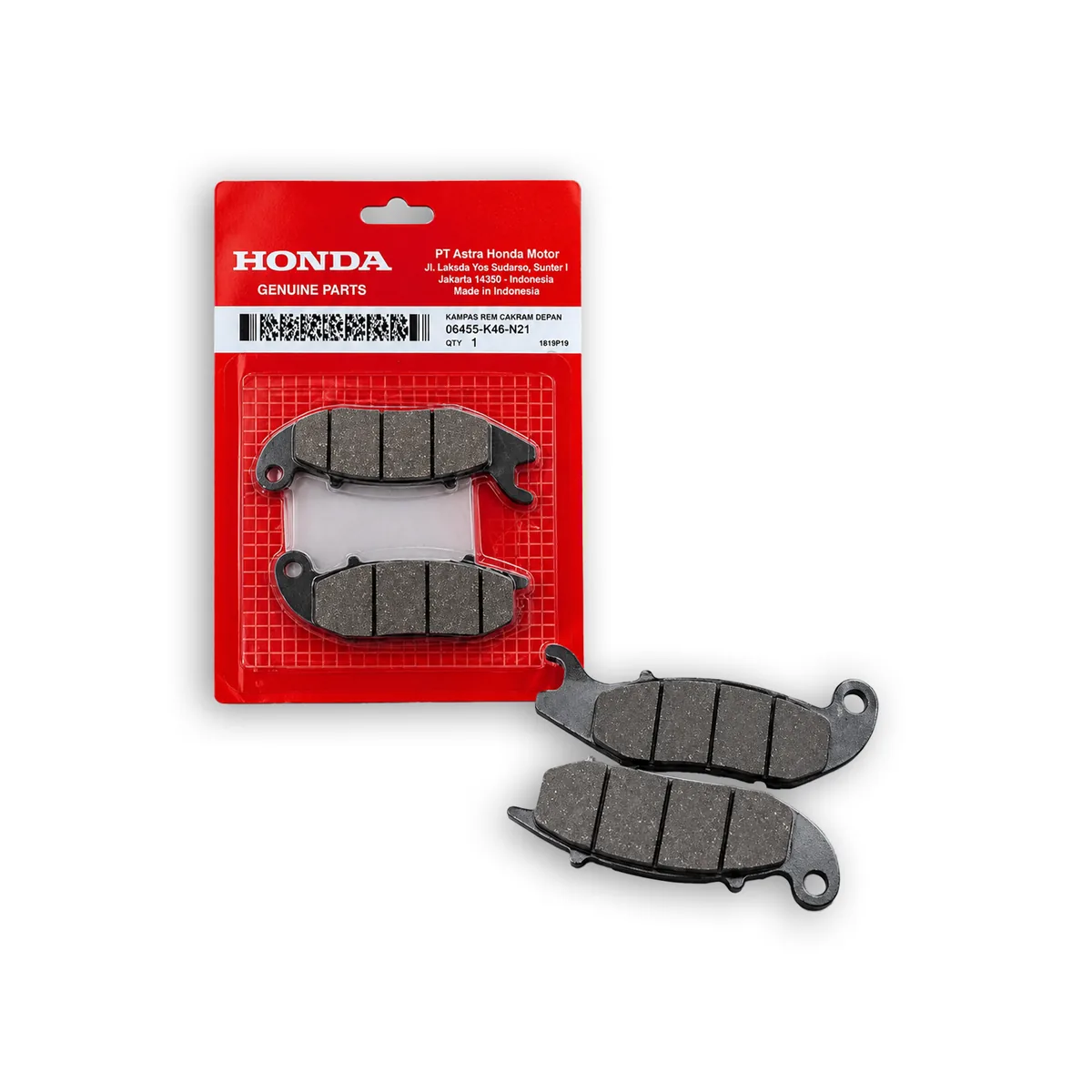 لنت ترمز دیسکی جلو موتورسیکلت هوندا ای‌دی‌وی 150 ای‌بی‌اس (HONDA ADV150 ABS) وارداتی اندونزی
